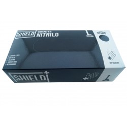 Guantes de nitrilo - negro - talla L - 100 guantes